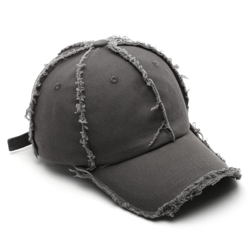 Venta al por mayor Paneles de color liso Algodón lavado y gorra con visera